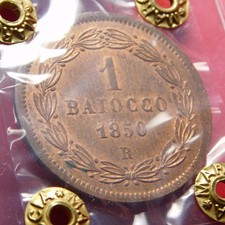 Stato Pontificio - 1 Baiocco 1850