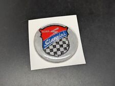 GIANNINI Ø 35MM LOGO ADESIVO 3D SIGLA EMBLEMA FREGIO STEMMA SCRITTA BADGE TARGA