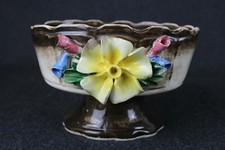 Antico Vaso in porcellana CAPODIMONTE Ceramica Centrotavola VINTAGE Arredamento