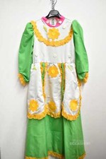 Vestito Ragazza Carnevale Ragazza 11-12 Anni Rappresentante La Primavera