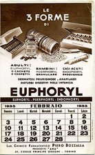 EUPHORYL_Le TRE FORME - Lab. Chimico Farmaceutico Bozzalla, 1935 - PUBBLICITARIO