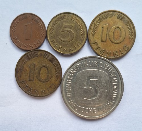 Lotto monete tedesche - 5, varie