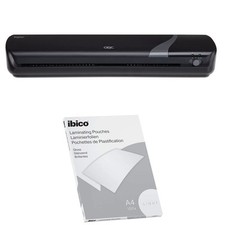 GBC Plastificatrice Inspire+ A3, 2 Rulli, con Ibico Pouch per la Plastificazione