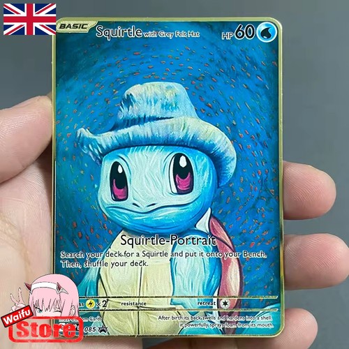 Pokemon card van gogh - gogh, squirtle