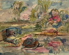 Paesaggio Fluviale Con