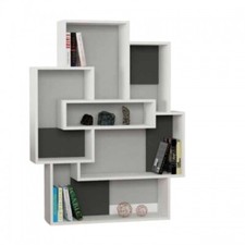 Libreria bianca legno - in,