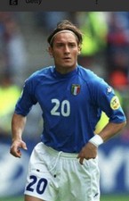 Totti Italia 2000 Maglia Shirt Worn Issued No Match Italy Kappa Del Piero  Toldo