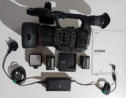 Videocamera canon xf605 uhd - videocamera,
