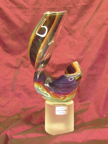 Scultura nastro vetro arte - nastro,