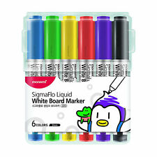 Monami Marcatori Lavagna Lavagna Liquido Alimentazione Diretta Punta Bullet Set 6 Colori