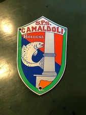 S.P.S. CAMALDOLI BOLOGNA-pesca sportiva targa targhetta vintage epoca