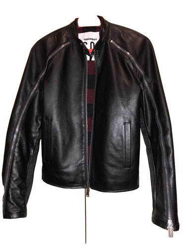 Giubbotto pelle uomo biker - giubbotto,