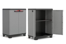 ARMADIO RESINA MOBILE BASSO ESTERNO DA GIARDINO BALCONE TERRAZZO 68X39X90 51017