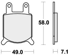 SBS Brake Pads Front For