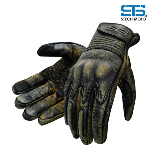 Moto guanti pelle tech st - moto,