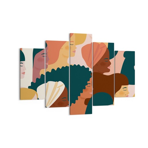 Quadro tela 150x100cm donne - su,
