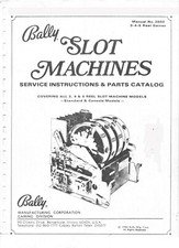 BALLY Manuale Slot Machine