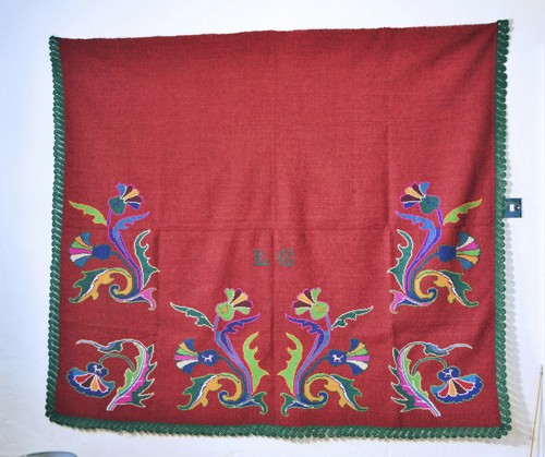 Antique romanian bed - antique, cover