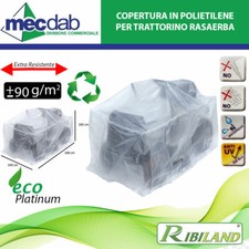 Telo Copertura per Trattorino Tosaerba in Polietilene -105 x 180 x 100 cm Ribime