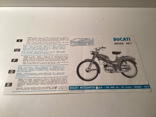 Ducati depliant pagina brisk