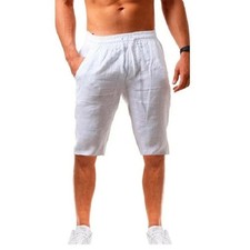 Pantalone uomo cotone lino