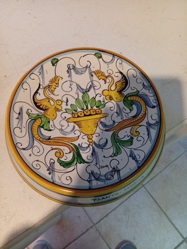 Piatto ceramica decorato - piatto, in