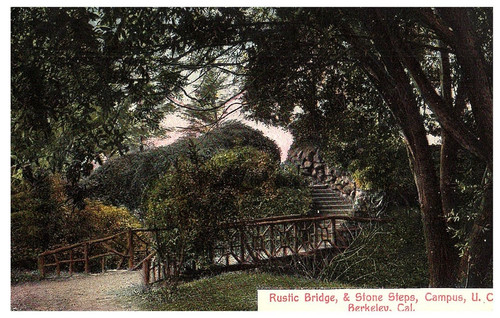 Cartolina rustica del ponte - cartolina,