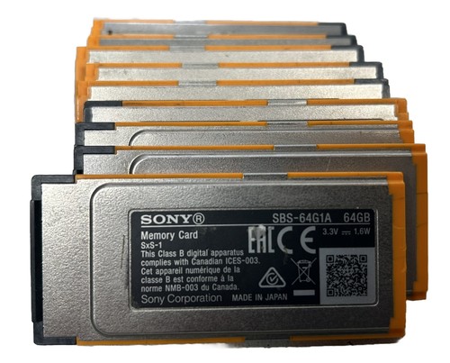Scheda memoria sony sxs - memoria,