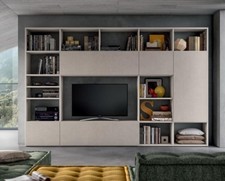 LIBRERIA PARETE PORTA TV IN