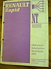 RENAULT MANUALE OFFICINA RAPID schemi elettrici 1995 originale