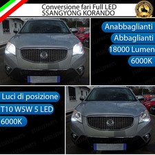 CONVERSIONE FARI LED SSANGYONG