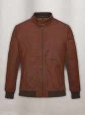 Giubbotto Bomber Uomo Cognac