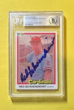 1981 DONRUSS RED SCHOENDIENST