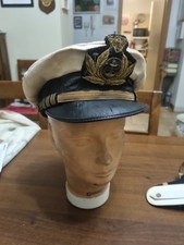 Berretto Ufficiale Marina Militare Anni 60 Vintage