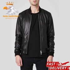 GIUBBINO BOMBER UOMO PELLE