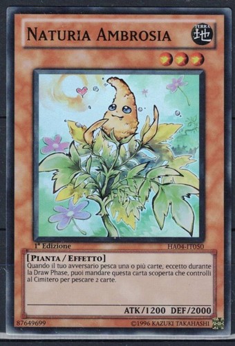 Carta ha04 naturia - carta, yu-gi-ho