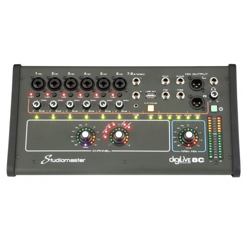Studiomaster digilive8c mixer - studiomaster,