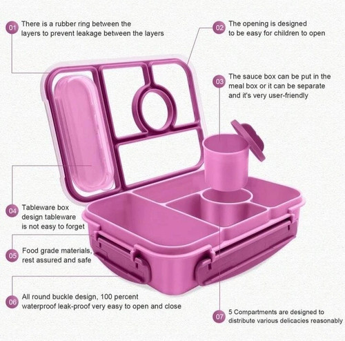 Lunch box 1300ml - box, 5