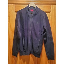 Guess Mens Sweater Full Zip