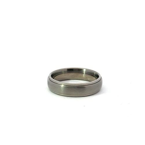 Anello titanio uomo con - da,