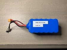 Pacco Batteria Ricaricabile a Litio 12V 12.7Ah Lunga Durata + Caricabatteria