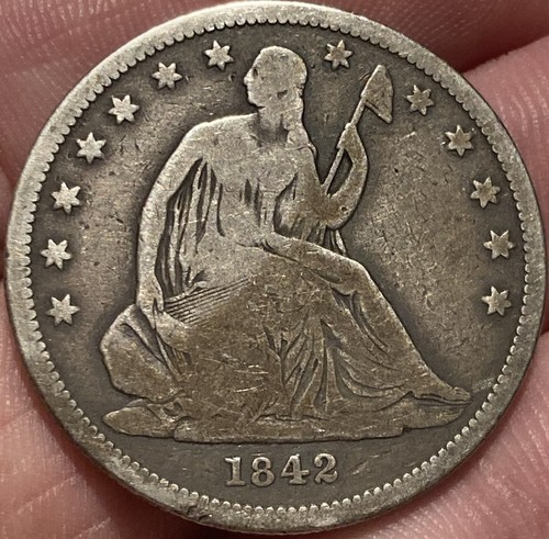 Mezzo dollaro liberty 1842