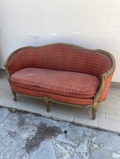 Divano stile luigi xv in noce epoca primi 900