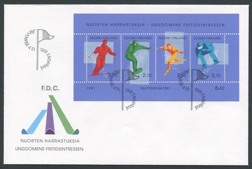 Finlandia v96 fdc 1991 - finlandia,