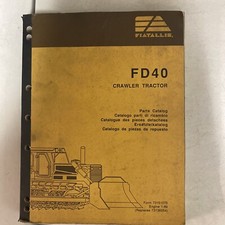 Fiat allis fd40 parts - fd40, catalog