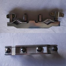 GRETSCH morsa grabber clamp cromata 1/2” e  1"  braccio piatto reggitom batteria