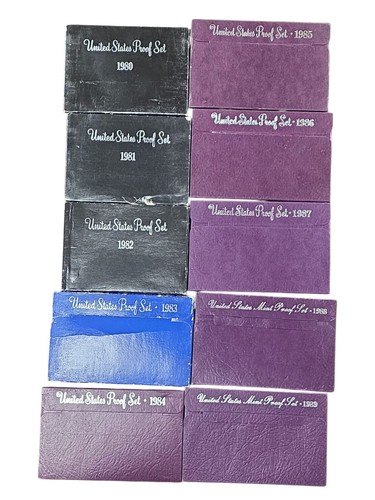 1980 1989 mint set - 1980-1989,