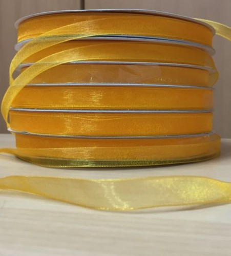 Nastro organza salmone 10mm - nastro,