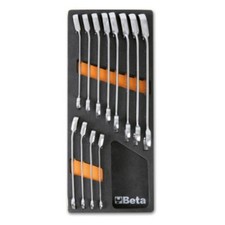 Termoformato Beta M45 C2-147 12 utensili chiavi a cricchetto 142 da 8-19m