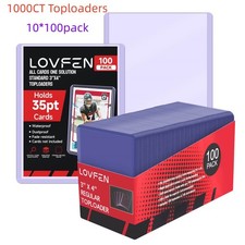 1000CT 3"x4" Toploaders For